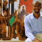 Živo srebro na platnih kongovskega umetnika